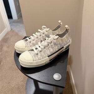 Dior White and Gray Sneakers